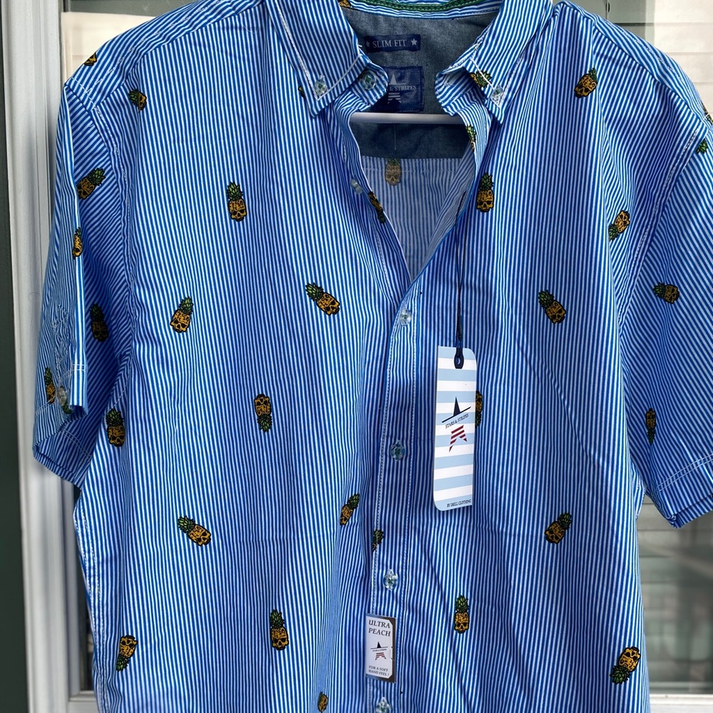 Pineapple button up